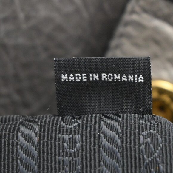 PRADA Logo 2 Way Shoulder Hand Bag Nylon Leather Gray GHW - Picture 14 of 16